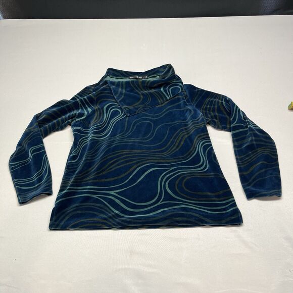 Gudrun Sjoden Velour Cowl Turtleneck Sweater - Picture 2 of 9